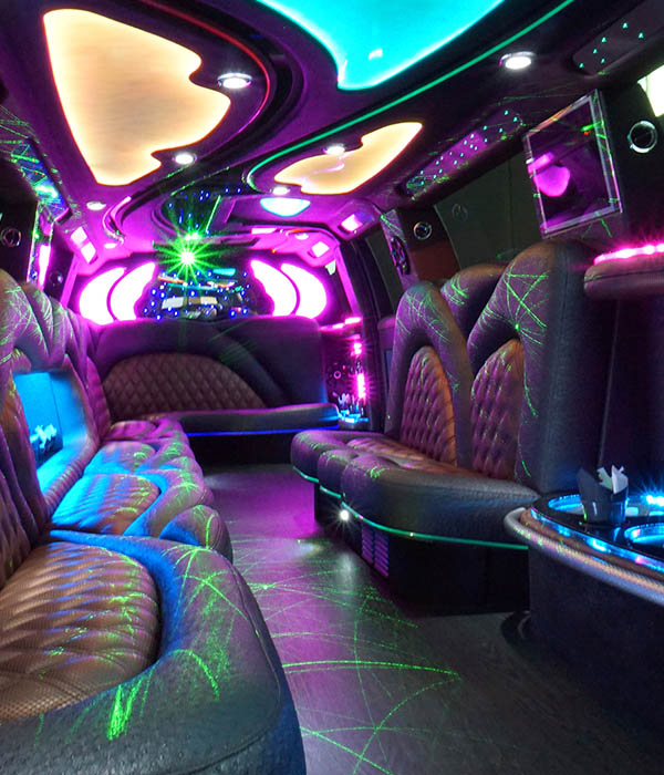 Limo services with tinted windows