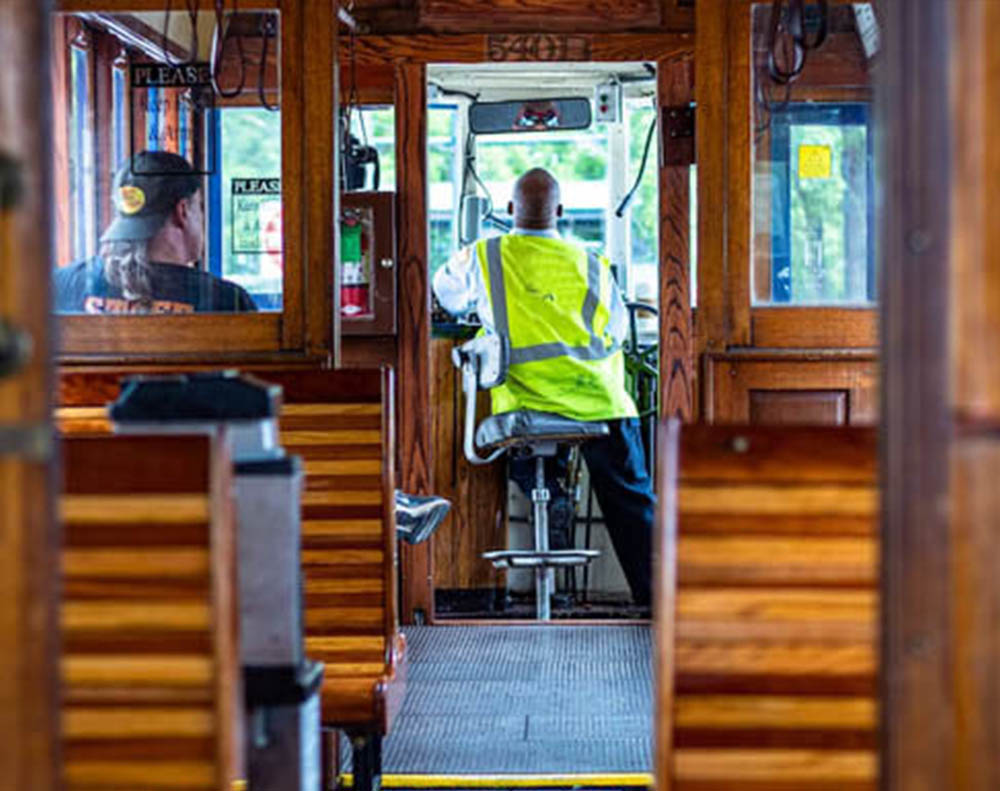 Town car interior